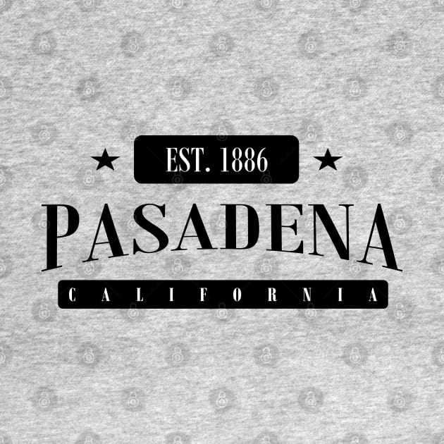 Pasadena Est. 1886 Standard Black by MistahWilson